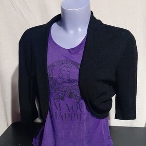 Torrid Black Shrug Sweater